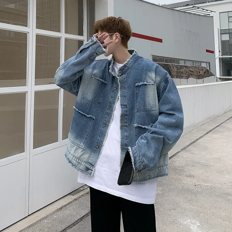 Veste en jean déchirée style h - Sewing Jackets avis et prix