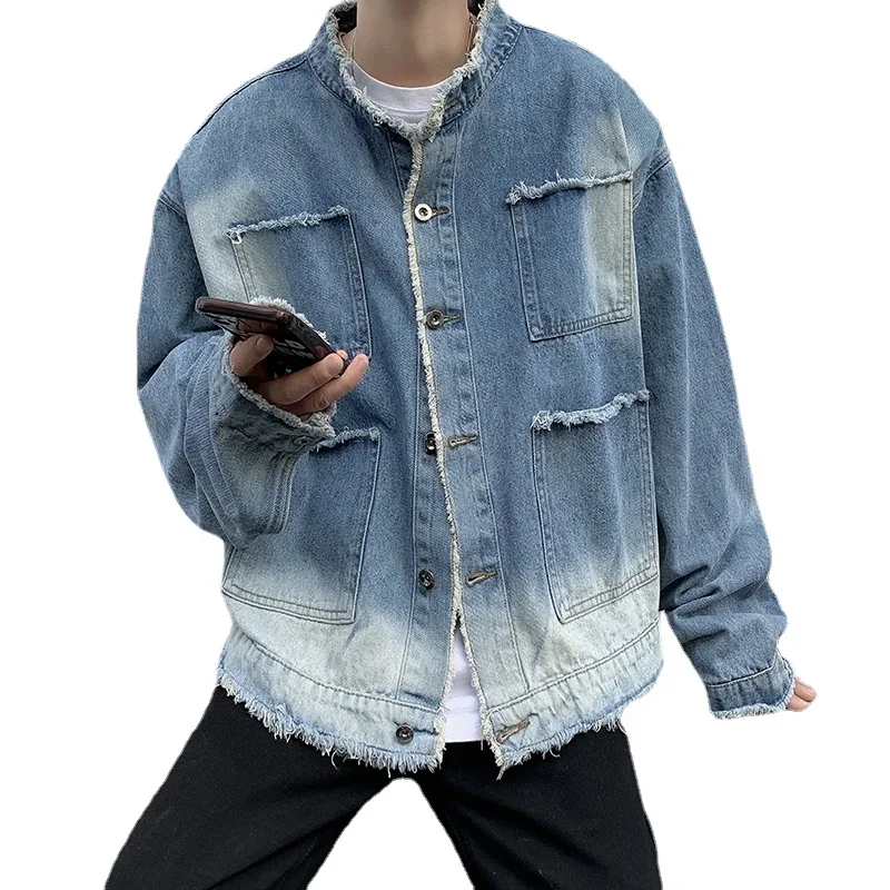 Veste en jean déchirée style h - Sewing Jackets avis et prix