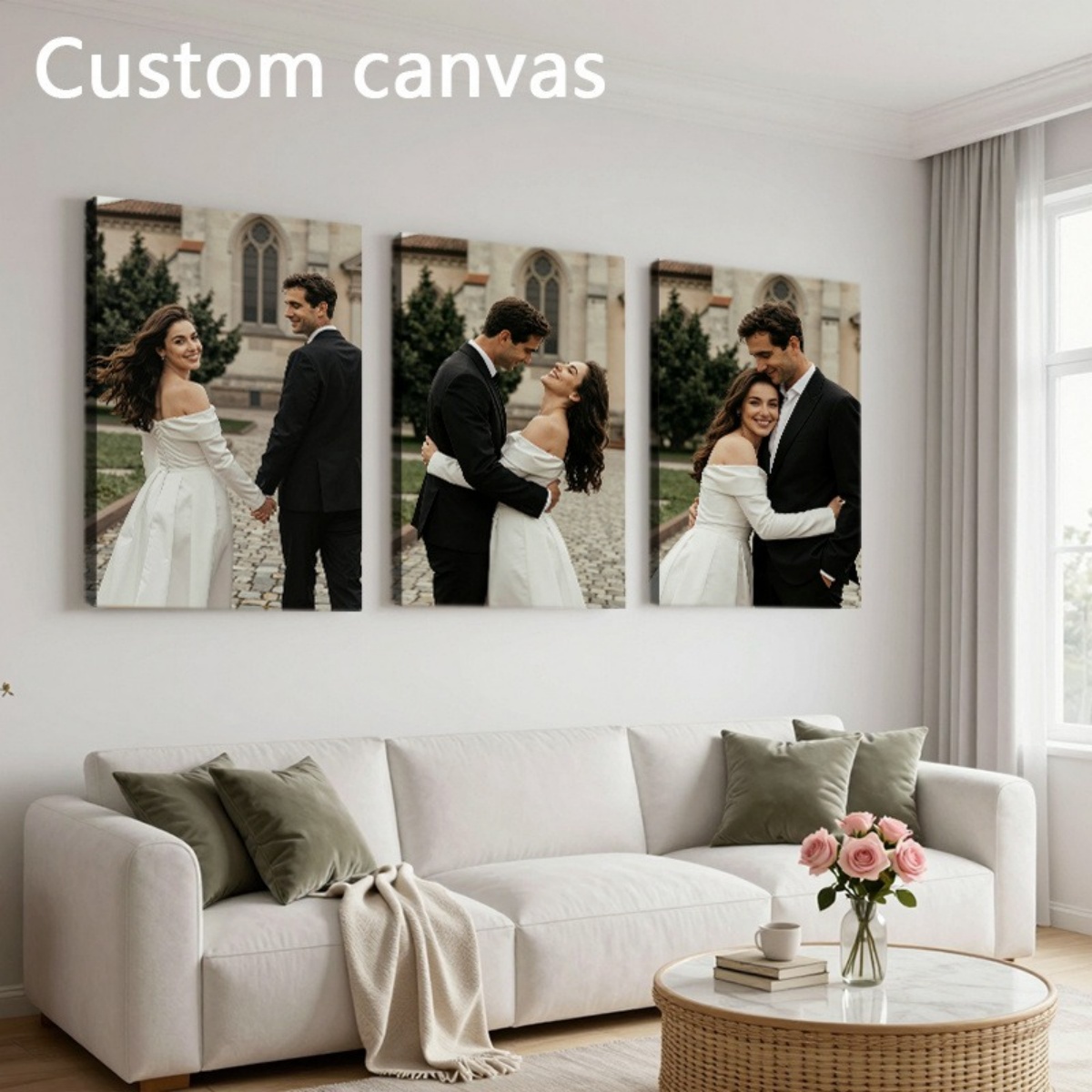 Lot de 3 impressions sur toile - Sewing Custom avis et prix
