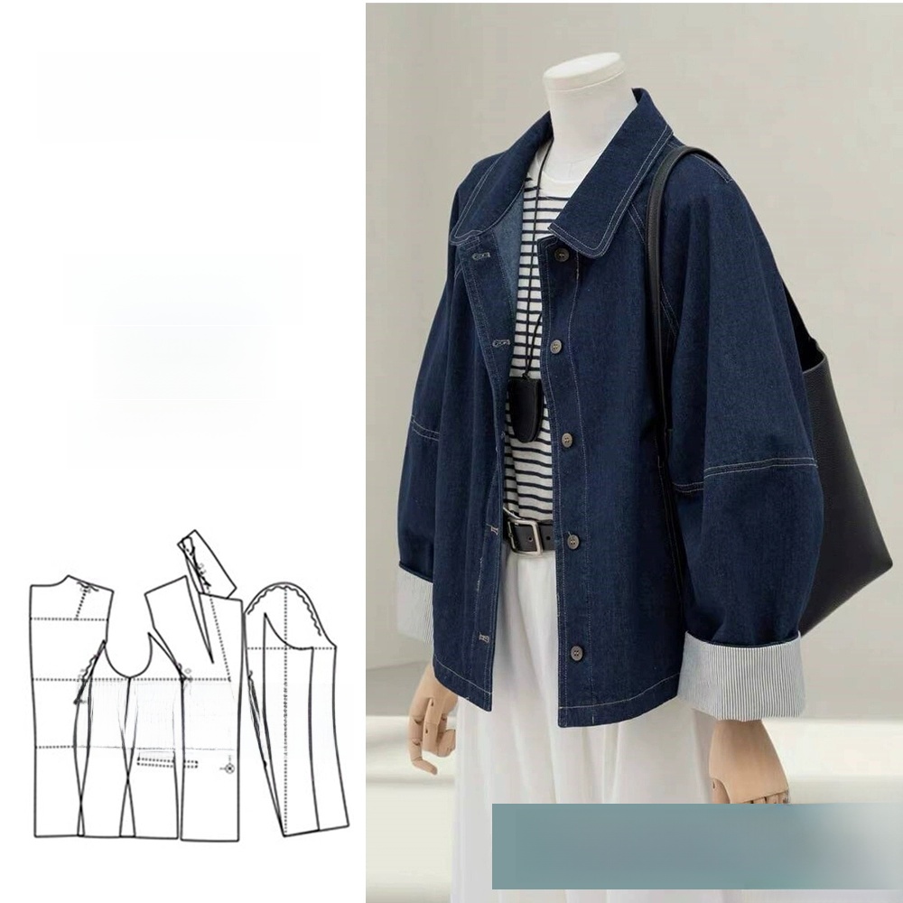 Veste décontractée ample pour  - Sewing Jackets avis et prix