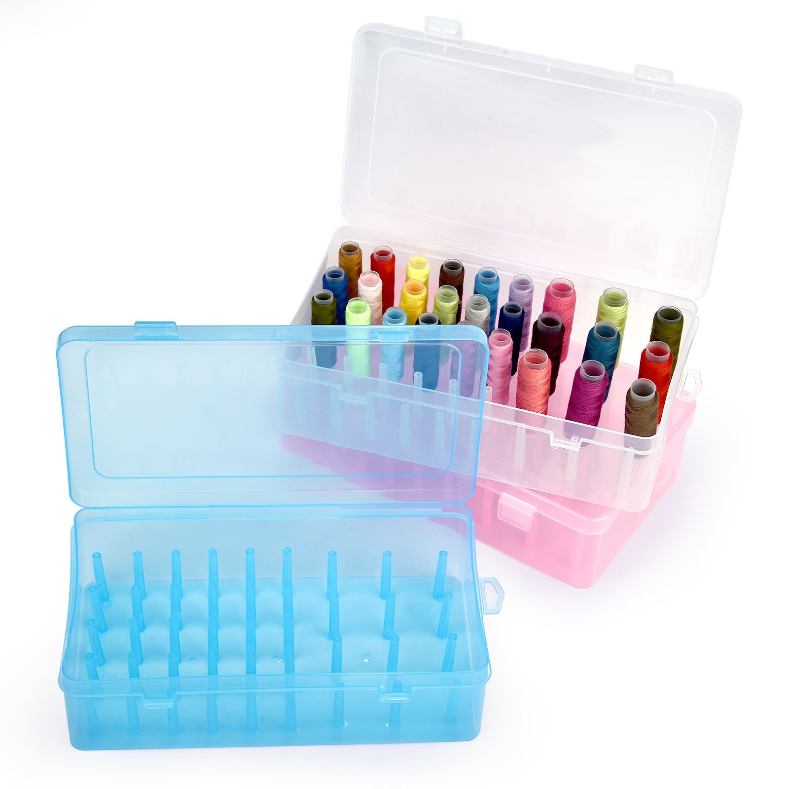 Boîte de fils à coudre 42 axes - Bobbin Organizer Box avis et prix