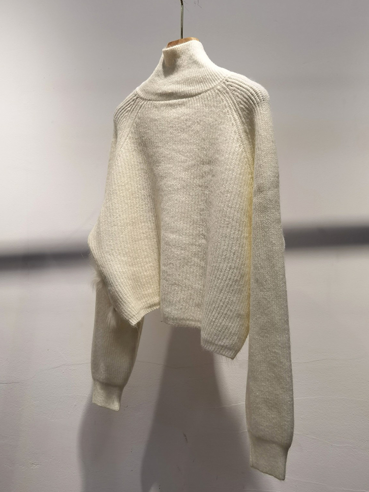 Femmes réel manteau de fourrur - Sewing V avis et prix