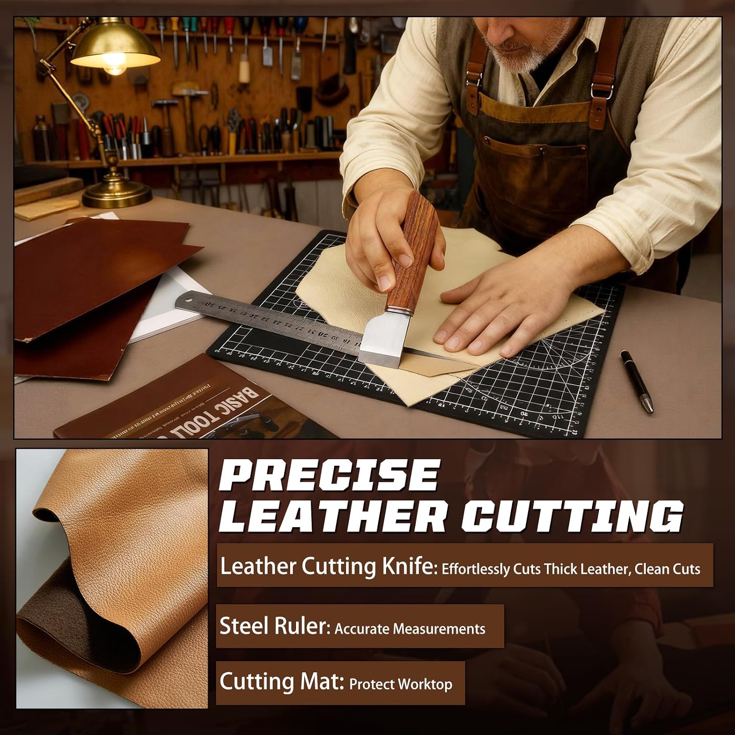 Kit de travail du cuir, outils - Sewing Custom avis et prix