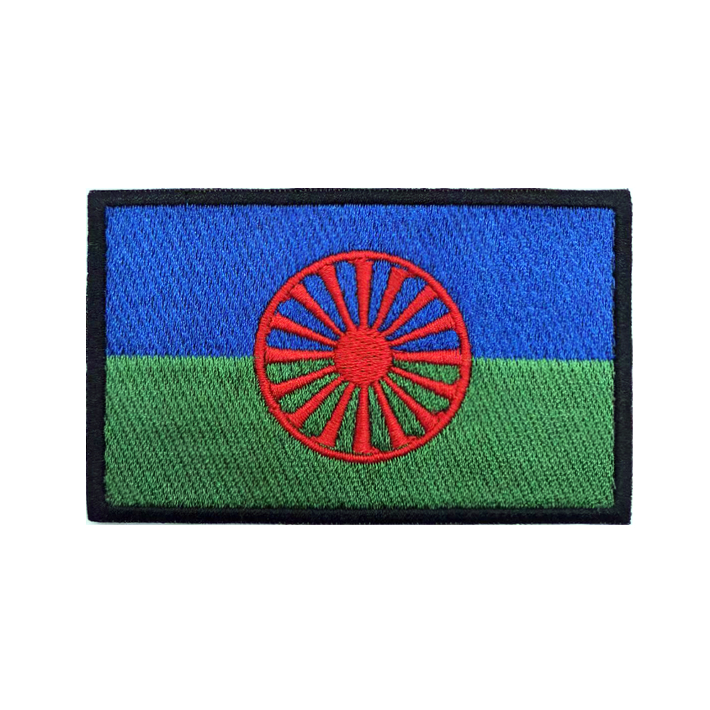 Rom gypsy drapeau des Romani p - Velcro Sew On avis et prix