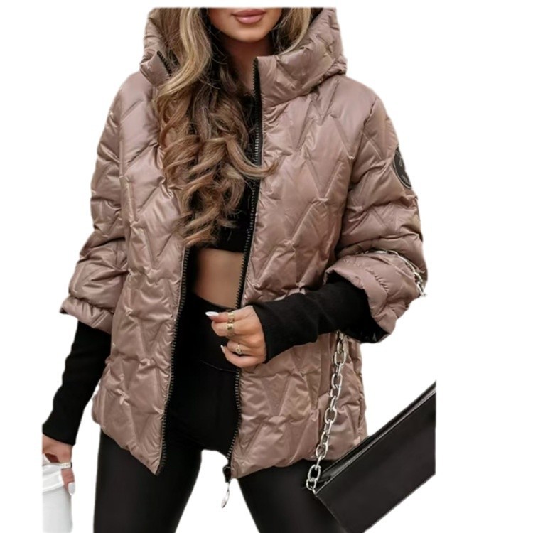 Hiver chaud col haut à manches - Sewing Jackets avis et prix