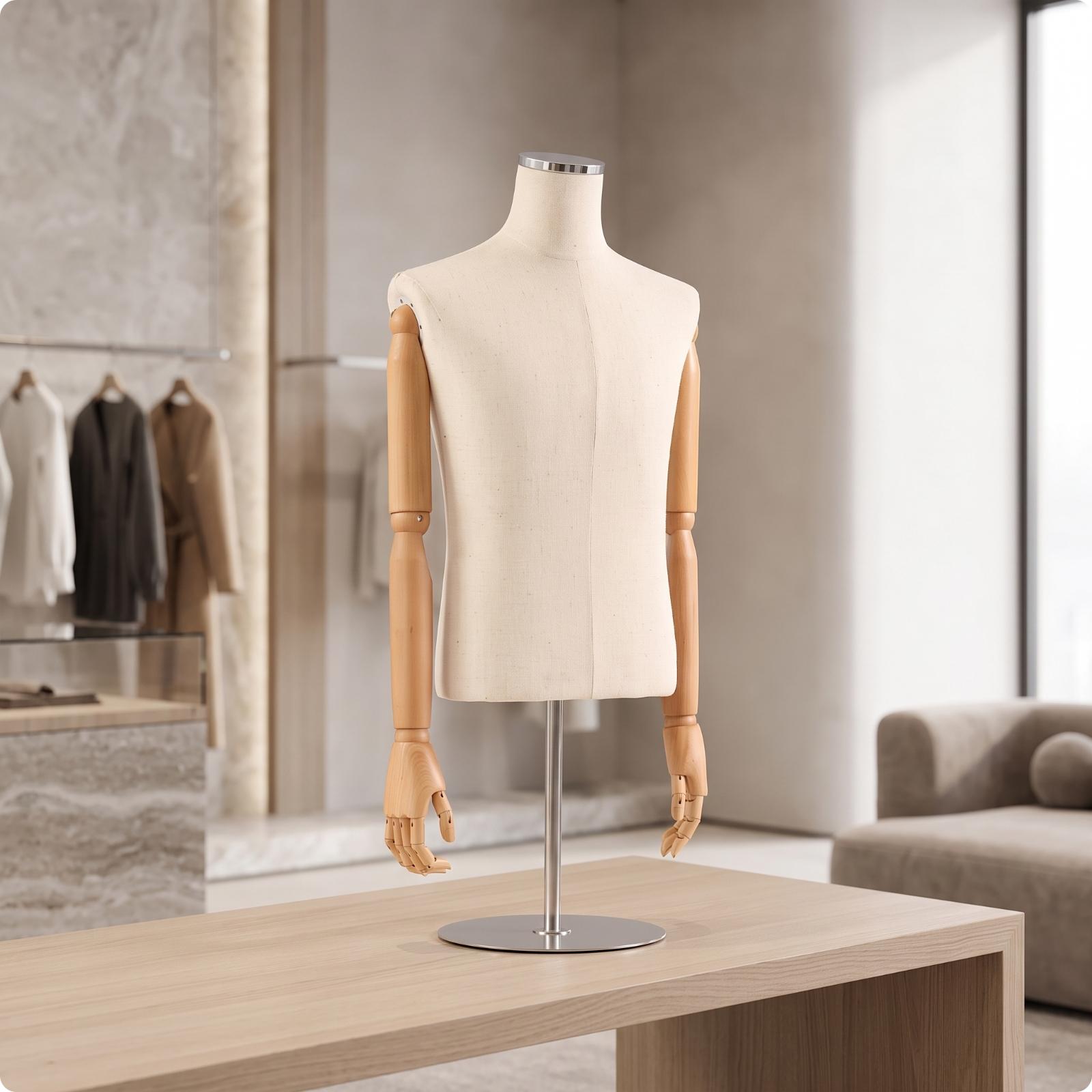 Mannequin masculin demi-corps  - Dress Form Mannequin avis et prix