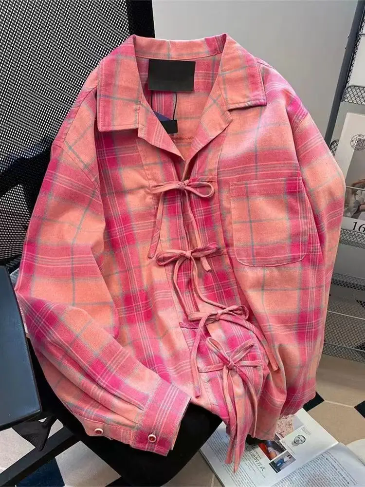 Y2k – chemise à carreaux rose  - Sewing V avis et prix