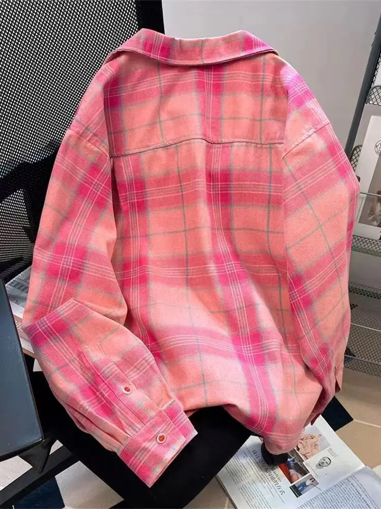 Y2k – chemise à carreaux rose  - Sewing V avis et prix
