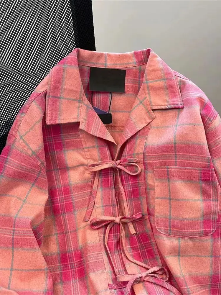 Y2k – chemise à carreaux rose  - Sewing V avis et prix
