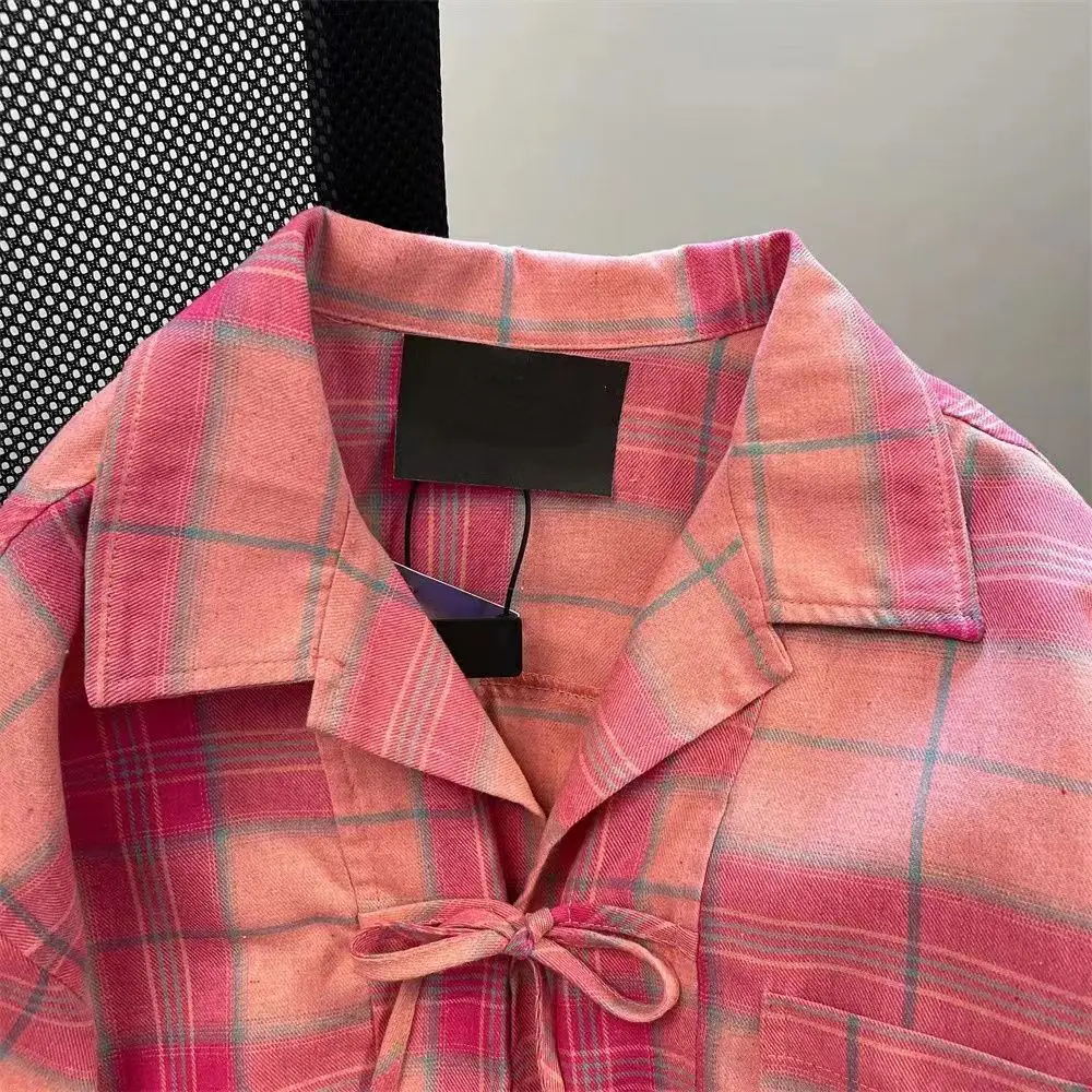 Y2k – chemise à carreaux rose  - Sewing V avis et prix